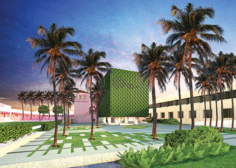 Rendering of the Asian Art Wing